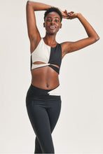 Load image into Gallery viewer, Split Twisted Racerback Sports Bra